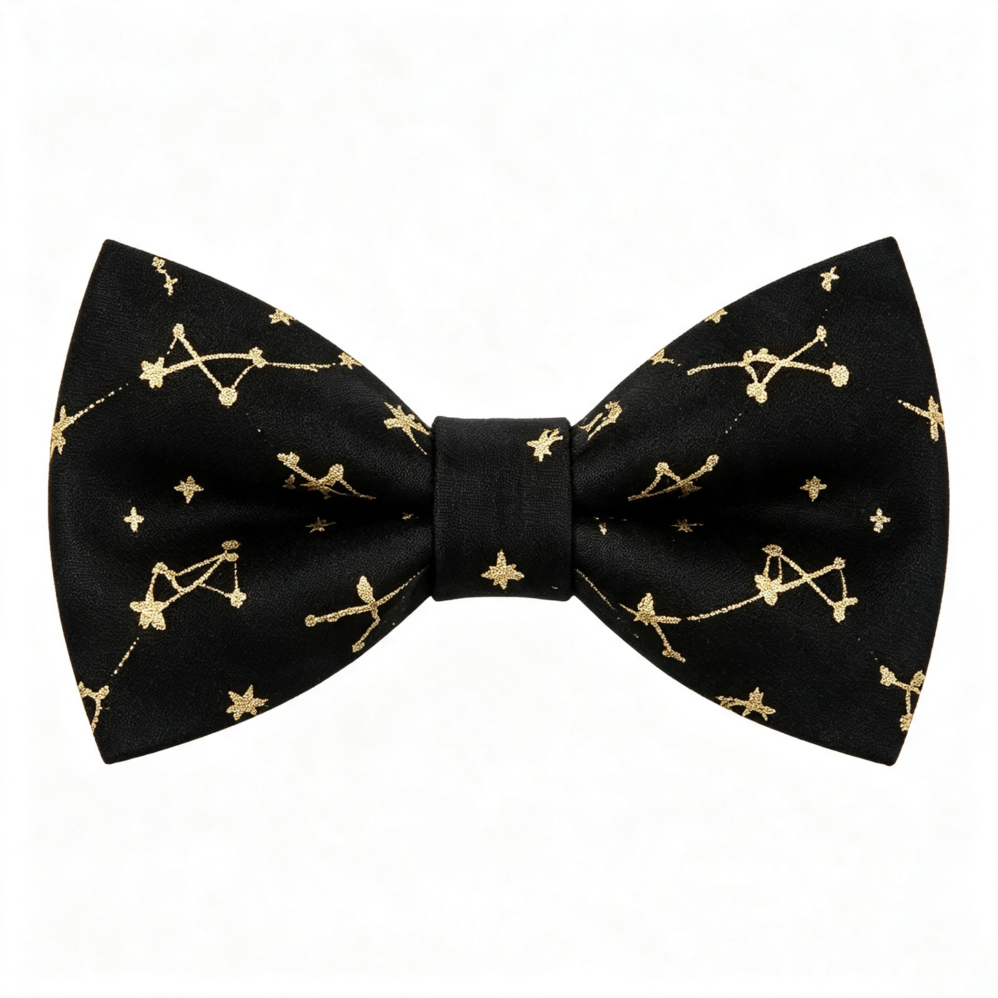 Black Gold Constellation Star Pre Tied Bow Tie