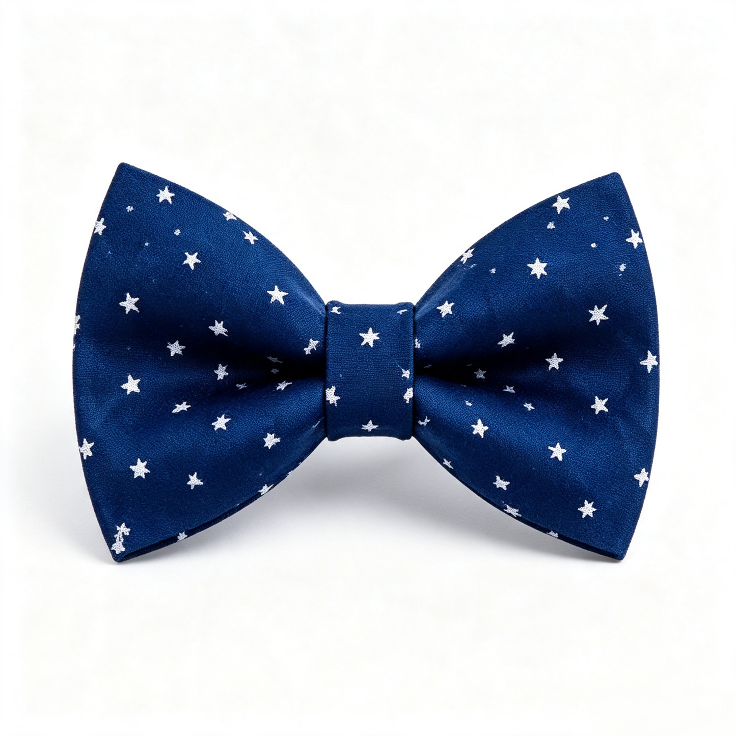 Navy Tiny White Star Pre Tied Bow Tie