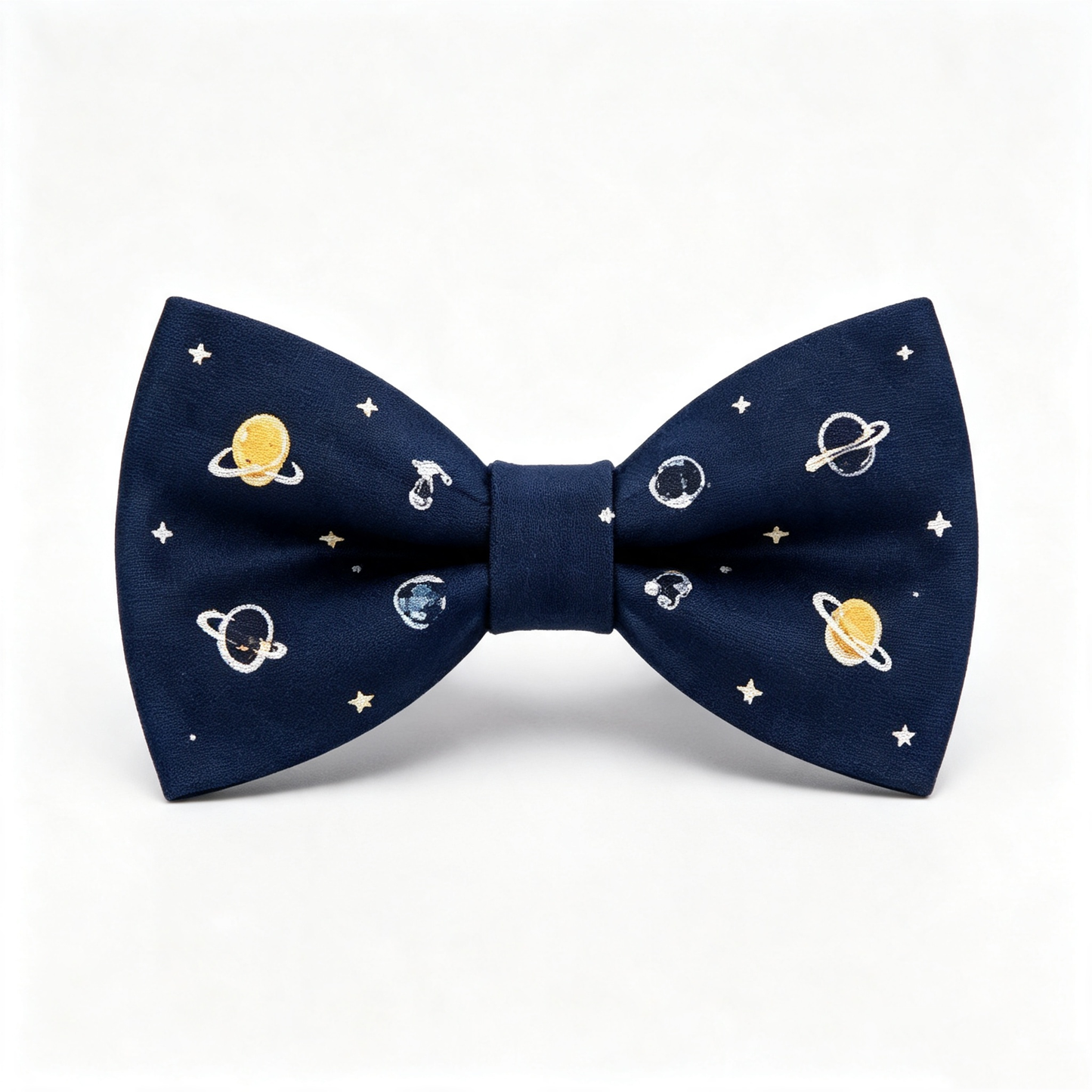 Navy Space Planet Star Pre Tied Bow Tie